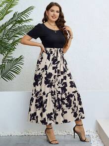 Plus Size Dresses - Black - View 4