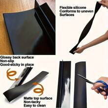 2pcs Silicone Strips, Stove Strips, Kitchen Anti-Oil And Anti-Fouling Strips, Silicone Sealing Strips, Gas Stove Pads Set, Gas Stove Pads, Sealing Strips, Gap Strips, Stove Gap Cover, Kitchen Oil And Anti-Fouling Sealing Strips, Silicone Gap Sealing Strips - Home & Living, Kitchen & Dining, Kitchen Utensils & Accessories, Kitchen Gadgets, Surface Protection Tools, Surface Protection Pads, Protection Strips