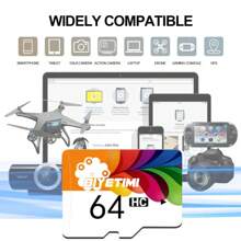 Biyetimi U3 Speicherkarte TF Flash Karte 32GB 64GB 128GB Micro SD Karte C10 A1 für Kamera/Android Handys/Computer Kopfhörer Lautsprecher HD Kamera