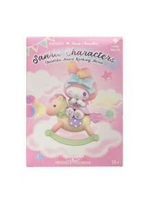 Sanrio 1pc Sanrio Wooden Rocking Horse Series Mystery Blind Box, Kuromi, Cinamaroll, Pochacco Desk Decor, An Ideal Holiday Gift,School Supplies,Back To School