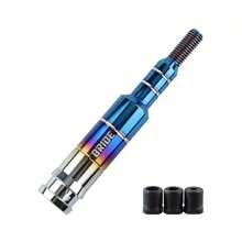 Palanca de extensión de perilla de cambio de marchas de aluminio JDM, extensor de perilla de cambio de transmisión manual, extensión de varilla recta M10x1.5 - Unitalla - Ver 16