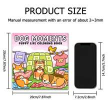 DOG MOMENTS: Coloring Book For Adults Featuring Cute Cozy Daily Activities For Relaxation (Cozy Spaces Coloring),Back To School,School Supplies