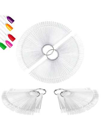 50Pcs Nail Swatch Sticks Nail Polish - Nail Sample Swatches For Gel Polish Clear Nail Polish Swatch Stick Nail Color Display - Nail Swatches Sticks