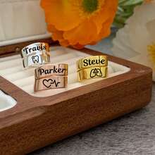 Personalized Stethoscope ID Tag, Custom Engraved Name Stethoscope Charm, Stethoscope Tag, Name Tag, Graduation Gift For Nurse Doctor