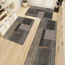 1pc Simple Color Kitchen Mat, Quick Drying Pad - Bathroom, Living Room, Hotel, Easy To Clean, Washable, Carpet, Kitchen Accessory