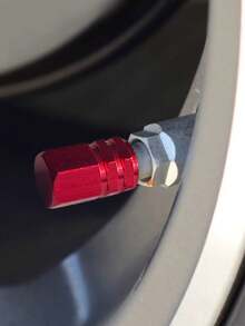 Car Aluminum Alloy Multi-Function Tire Valve Cap - Red - View 6