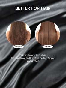 2pcs Premium Silky Satin Pillowcase, Soft & Breathable, Anti-Wrinkle, Gentle On Hair & Skin, Improves Sleep Quality, Without Pillow Insert, Black, Oeko-Tex Certified