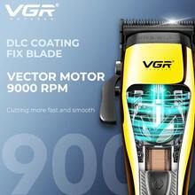 VGR Hair Clipper Professional Electric Adjustable Hair Trimmer Vector Motor Clippers Set Charging Base High Power Hair Cutting Machine Cordless Barber Hair Clipper V-015 - Multicolor - View 4