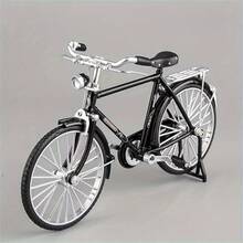 1：8比例合金模型自行车玩具套件，摆件，合金金属迷你自行车滑行拼装版，收藏礼物，生日/节日/复活节礼物，适合模型爱好者