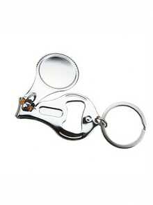 60Pcs/20sets Nail Clipper Keychain  With Tag Cards White Drawstring  Organza Bags Nail Bottle  Opener Keychain For Party Wedding  Favor Gift Decorations Souvenirs Guest - 彩色 - 查看 9