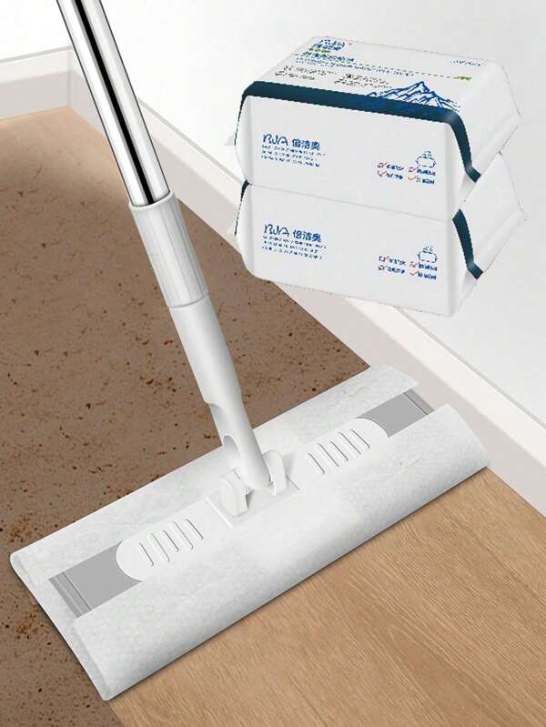 1/2/4packs Disposable Electrostatic Dust Removal And Hair Removal Cleaning Wipes (30 Sheets/Pack), Dual-Purpose (Dry And Wet) Mop Cleaning Cloth Replacement, Portable Mop Replacement Wipes, Convenient To Use