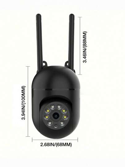 GENAI 1/2/ 1080p HD Slimme Home Camera All Weather Night Vision, Pan/Tilt/Zoom, Bidirectional Audio, Pet Monitor Movement Alerts Wireless Indoor/Outdoor Security view 7