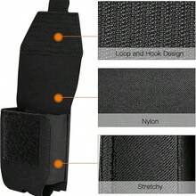 Handcuff Pouch, Nylon Handcuff Storage Bag, Suitable For Training Belts, Tactical Vests, Security Personnel Accessories, Fits Most Handcuffs - Multicolor - View 2