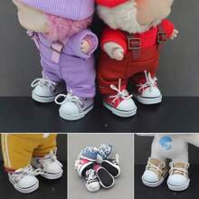 1 pezzo Scarpe tela mini: 17cm Scarpe mini, tessuto leggero e facile da indossare, versatile per ogni occasione, adatto per cosplay e come accessorio di costumi in miniatura (solo scarpe)