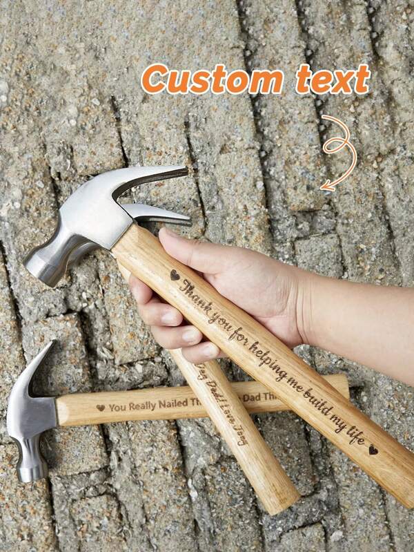 Engraved Hammer – Personalized Monogram Gift For Dad, Husband, Or Him Meaningful Tool For Father's Day, Birthdays, Fathers Day Hammer, Dad Hammer Gift, Gift For Dad, Personalized Dad Gift, Best Dad Gift, Custom Hammer For Dad, Dad Gift Hammer