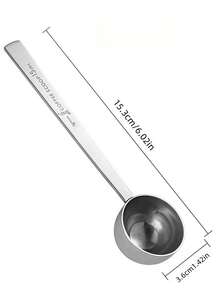 EIHI 1 X Coffee Measuring Spoon, Measuring Spoon, Stainless Steel Coffee Measuring Spoon, 15 Ml Coffee Spoon, Long Handle Coffee Measuring Spoon For Coffee, Milk Powder, Powder - Multicolor - View 8