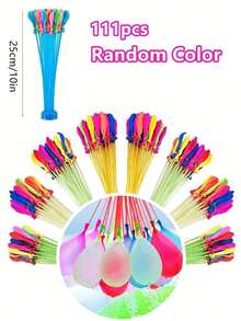 111 piezas Bomba de globo de agua para juego de agua de verano, fiesta de agua - Multicolor - Ver 10