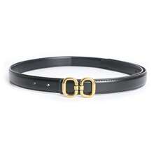 ECHAIN 1pc/2pcs Narrow Waist Strap For Jeans Dress Women Fashionable Belt Simple Elegant Waistband Valentine's/Mother's Day Gift Daily Wear Red/White/Black/Coffee/Brown