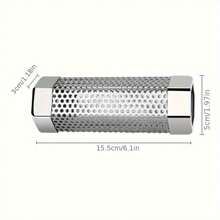 1pc Stainless Steel Hexagonal Barbecue Chimney, Outdoor Grill Accessory, No Electricity Required, Food-Contact Safe