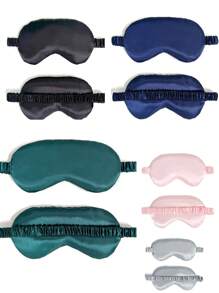 Imitated Silk Eye Patch Shading Sleep Eye Mask Eyepatch Travel Relax Cover Eyeshade Health Sleeping Shield Soft Eye Care Tools