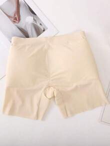 Women's Padded Shorts, Waist Slimming, Butt Lifting, Breathable, Seamless Shaping Underwear Pants - Apricot - View 11