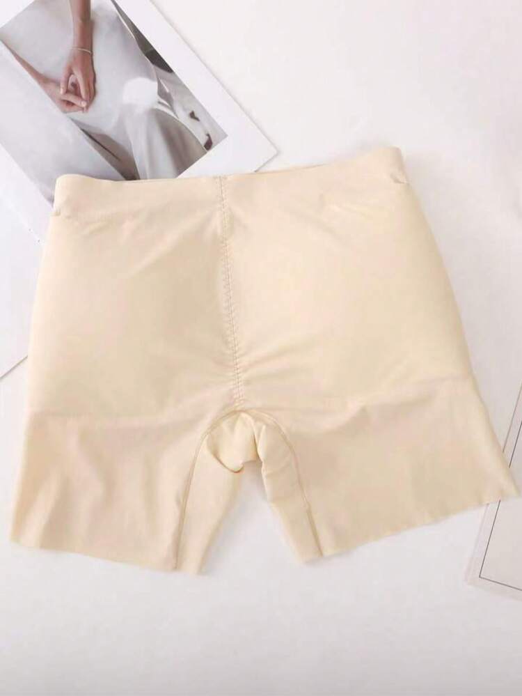 Vadderade shorts för kvinnor, midjeförminskning, rumplyftning, andningsbara, sömlösa formande underkläder - Aprikos - Visa 10