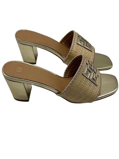 Sandálias de salto alto casuais versáteis da moda de verão