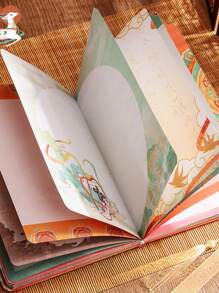 1/3pcs Hardbound Student Notebook Graduation Gift Diary Title Page Highly Attractive 3D Handbook Home Fashion, School Supplies,Back To School