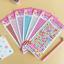 1 Set Acrylic Diamond Stickers, Includes 3 Different Sizes (6mm) And 15 Vivid Colors, Suitable For Decorating Various Surfaces Such As Phone Cases, Pen Holders, Photo Album, Glassware And More. This Diverse Set Provides A Unique DIY Experience To Showcase Your Personalized Creativity.