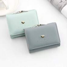 New Mini Short Women Wallets High Quality Coin Pocket Luxury Female Purses Card Holder Photo Holder Cute Wallet For Girls For Women Money Wallet Mini Wallet Purse Wallet Small Wallet