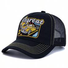 JZML 1pc Unisex Embroidered Car Truck Driver Cap