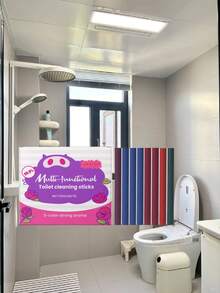 Multi-Function Toilet Cleaning Sticks, Cleaning Toilet Odor, Removes Stains And Scale, Refreshing Home Toilet Cleaner