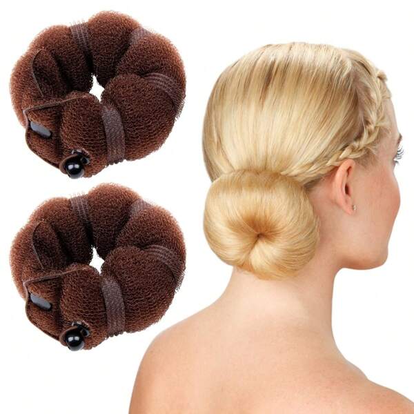 Hair Bun Maker Donut Magic Foam Sponge Easy Big Ring Former Hair Styling Tools Accessories For Girls Hair Donut Braider, Back To School, Travel Holiday Essentials, Hair Accessories For Women, Hair Bun Maker, Hair Bun Maker, Donut ...