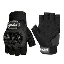 透气耐用短指骑行手套，男女通用，适合户外四季使用 - 彩色 - 查看 9