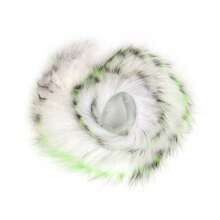 1 Pc 35cm Length Lure Fly Tying Material, Rabbit Hair Camouflage Fly Tying Hook Making Material, Saltwater Lure Fishing Tackle