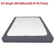 1 pieza Funda de colchón con diseño jacquard de unicolor, cobertor elástico para proteger tu ropa de cama y agregar estilo al hogar, adecuado para todas las estaciones