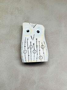 Set de 3 figuras decorativas abstractas y contemporáneas de gato, búho y animal, ornamentos decorativos para la sala de estar, balcón, mesa, gran regalo para amigos y familia