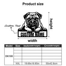 1 pieza Decoración de pared de arte de metal personalizable con salchicha dóberman con texto personalizado, silueta de perro con flores, cartel de metal para amantes de las mascotas, regalo personalizado para propietarios de perros, decoración colgante interior y exterior para amantes de los perros, regalos de Navidad, ornamentos, decoración del hogar, decoración de pared, decoración de habitación, decoración de la sala de estar, decoración de dormitorio, decoración de baño, decoración de cocina, decoración de la casa, regalos personalizados, regalos personalizados, decoración de jardín al aire libre