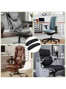 1Pair Office Chair Armrest Covers Multiple Colors, High-Quality Fabric, Soft And Delicate Texture Full Coverage Design, Easy Installation Home Hotel Restaurant Office Banquet Hall Decoration Armrest Covers