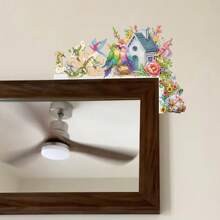 DIY Diamond Painting Kit - Lovely Bird House Wooden Door Sign | Spring Craft Decor For Home, Living Room, Bedroom