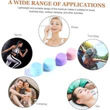 1/2pcs Travel Mini Pill Box, Portable Sealed Silicone Medicine/Cosmetic/Skincare Storage Container