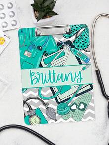 1 chiếc kẹp tài liệu y tá cá nhân hóa theo yêu cầu với thiết kế chủ đề y tế dễ thương, tên và họa tiết tùy chỉnh, thích hợp làm quà tặng Ngày Y tá, quà sinh nhật, quà tốt nghiệp ngành điều dưỡng, phù hợp cho y tá và nhân viên y tế, thích hợp cho nơi làm việc, bệnh viện, phòng khám, quà tặng cá nhân hóa, trang trí ngày lễ, có 6 màu để lựa chọn, trang trí văn phòng, tự làm. - Nhiều màu - Xem 6