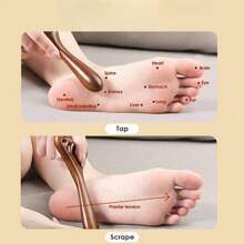 2Pcs/Set Wooden Massage Tools Meridian Massage Comb Gua Sha Facial Tools Sandalwood Scalp Massage Comb Nose Scrubber Eyes Facial Wood Massager Tool Handheld Massager Tool Gift For Women,Back To School,Travel Holiday Essentials,Hair Accessories For Women