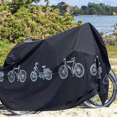 Capa para bicicleta elétrica ao ar livre, capa para armazenamento de mountain bike, tenda para bicicleta à prova de chuva para viagem