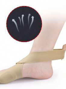 Elastic Toe Separator Socks With Adjustable Hook And Loop Design