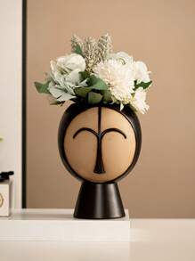 1 Peça Vaso de Flor em Estilo Vintage de Cerâmica, Vaso Decorativo Criativo, Acessório de Decoração de Mesa, 2 Tamanhos, Adequado para Decoração de Casa, Quarto, Hotel, Restaurante, Presente de Formatura, Lembrança de Casamento