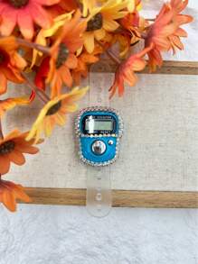 Glitzernder Strass-Fingerring Tally Counter, Mini Handtally Counter, Max Zählung 99999
