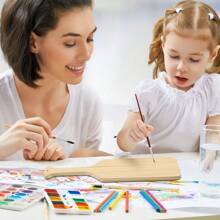 Paquete de 4 paletas griegas de madera de pino natural, paletas de pino macizo, paletas de madera sin tratar para proyectos de manualidades y decoración DIY, decoración de oficina, manualidades, regalo personalizado