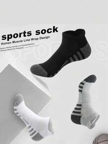 10/20/30 Pairs Breathable And Comfy Men's Crew Tennis Socks For Outdoor And Casual Wear, All-Season Unisex Tennis Socks