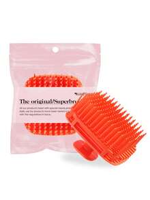 WANMEI 1 perie pătrată de păr, perie exfoliantă pentru scalp, perie de curățare a mătreții, masaj flexibil pentru scalp, potrivit pentru casă, birou, călătorii, animale de companie, cămine, înapoi la școală, curățitor și exfoliant pentru scalp din silicon pentru îndepărtarea mătreții și promovarea creșterii părului, utilizare umedă și uscată, perie de șampon unisex. - Multicolor - Vizualizare 12